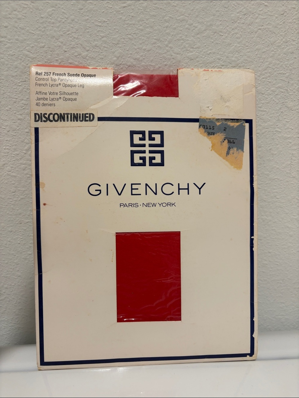 Givenchy White and Red Logo Packaging
